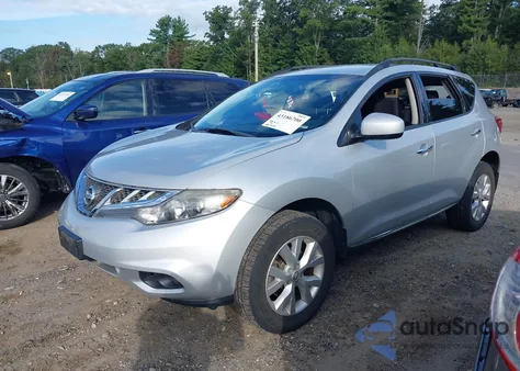 2014 Nissan Murano Sv z USA, uszkodzony, nr VIN JN8AZ1MW6EW513759